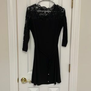 Ivanka Trump Lace Sleeve Dress